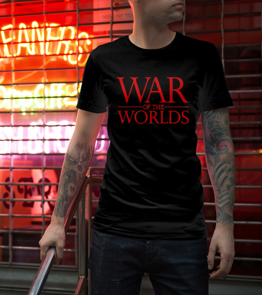 War Of The Worlds Red Lettering T-Shirt