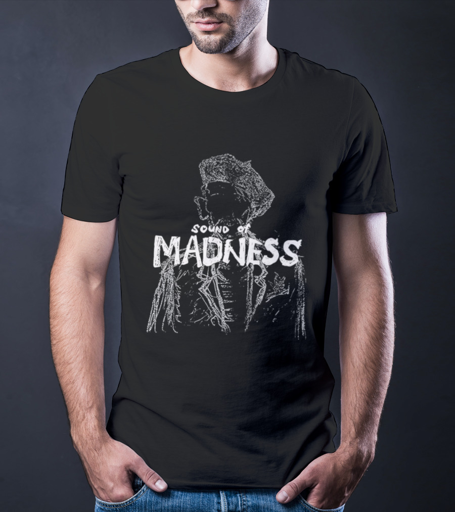 Madness Artistic Line Drawing T-Shirt
