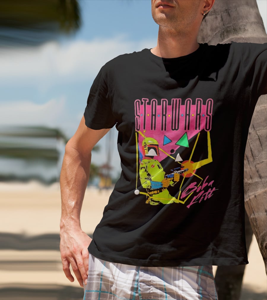 Star Wars Boba Fett Neon T-Shirt