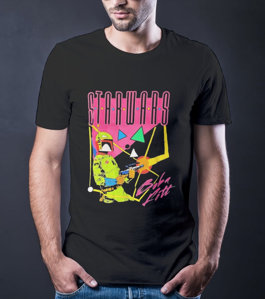Star Wars Boba Fett Neon T-Shirt