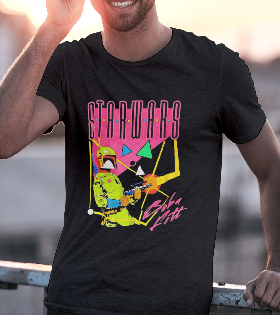Star Wars Boba Fett Neon T-Shirt