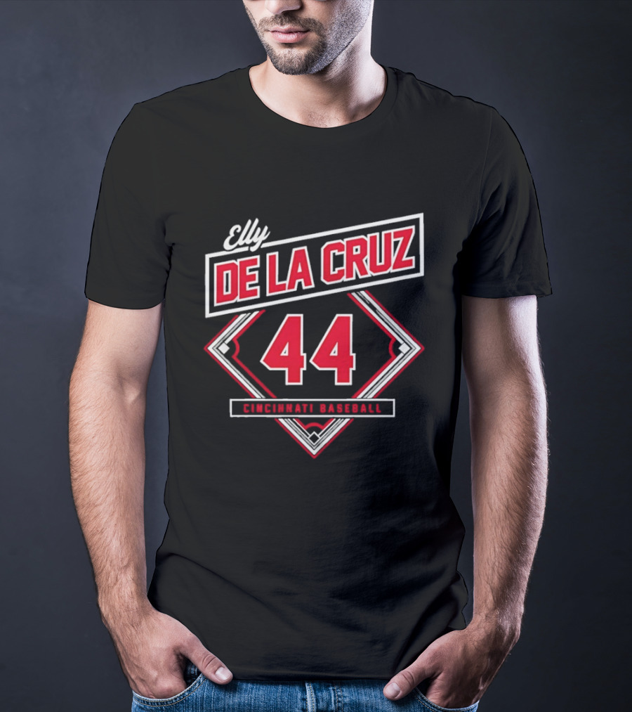 Elly De La Cruz 44 Cincinnati Baseball Reds T-Shirt