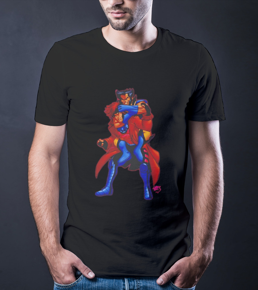 Gambit Remy LeBeau Wolverine Logan X Men Marvel Heroes T-Shirt