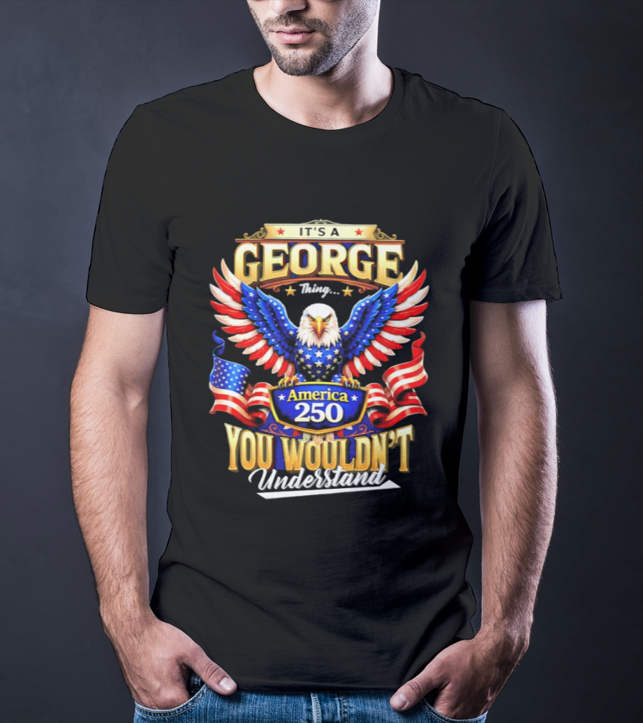 George America 250th Anniversary Bald Eagle You Wouldn't Understand T-Shirt