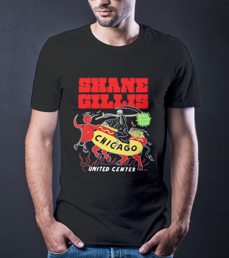 Shane Gillis Chicago April 3 4 2026 United Center T-Shirt
