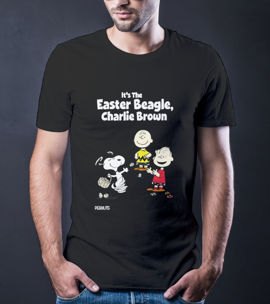 It's The Easter Beagle Charlie Brown Peanuts Snoopy Woodstock T-Shirt