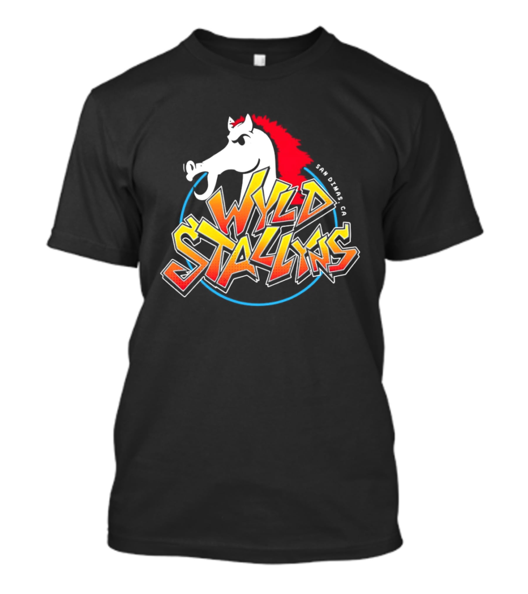 Wyld Stallyns Horse Emblem San Dimas CA T-Shirt
