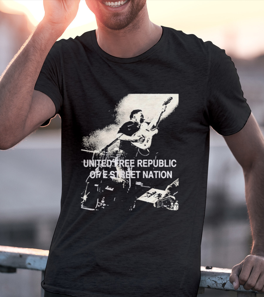 Bruce Springsteen 2026 Land Of Hope And Dreams American Tour United Free Republic One Street Nation T-Shirt