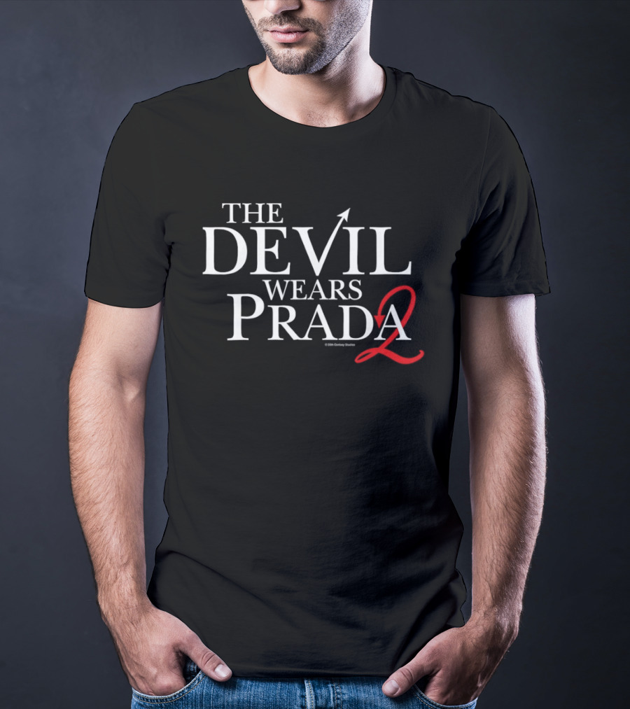The Devil Wears Prada 2 Bold Red Number Arrow Concept T-Shirt