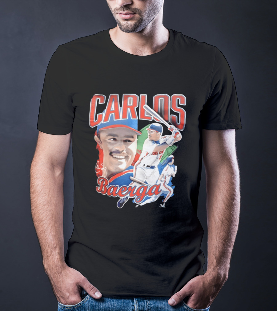 Carlos Baerga Cleveland Indians Baseball Player Print T-Shirt