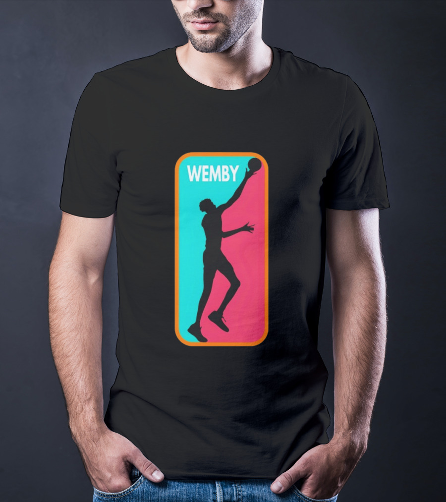 Victor Wembanyama Wemby Silhouette San Antonio Spurs NBA Basketball T-Shirt