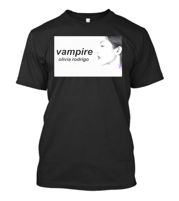 Vampire Olivia Rodrigo Pop Rock Side Profile T-Shirt