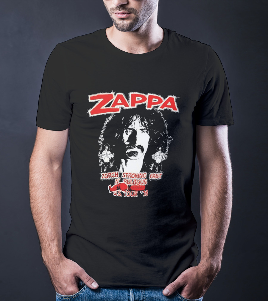 Zappa Zorch Stroking Fast N' Bulbous US Tour 78 T-Shirt