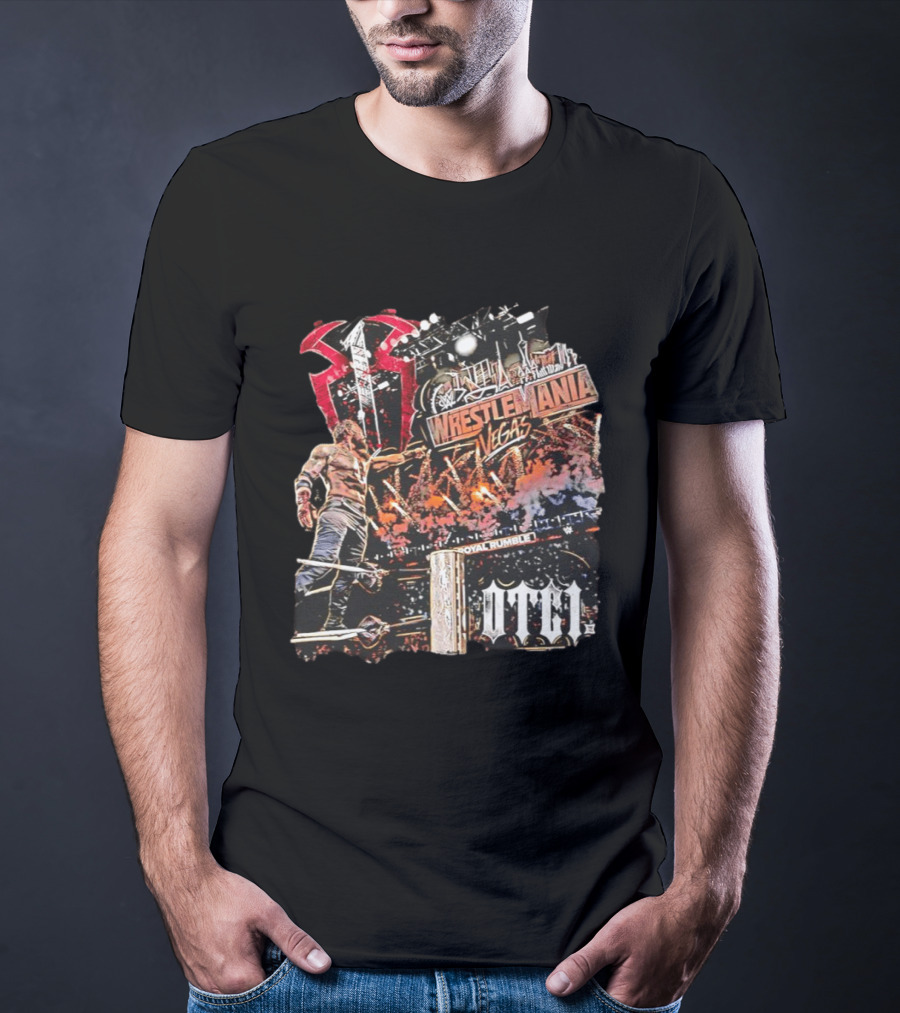 Roman Reigns WWE WrestleMania Vegas Royal Rumble UCE T-Shirt