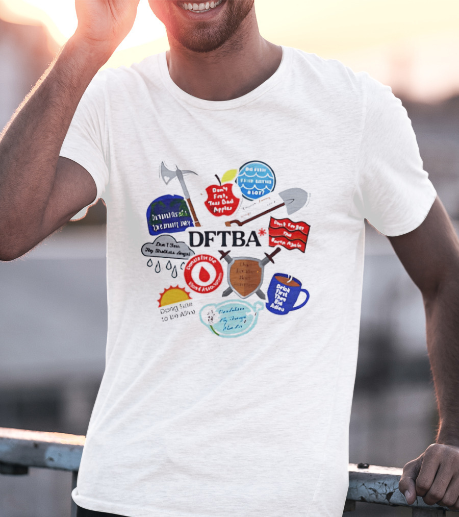 DFTBA Don't Forget To Be Awesome Bad Apple Touhou Project T-Shirt