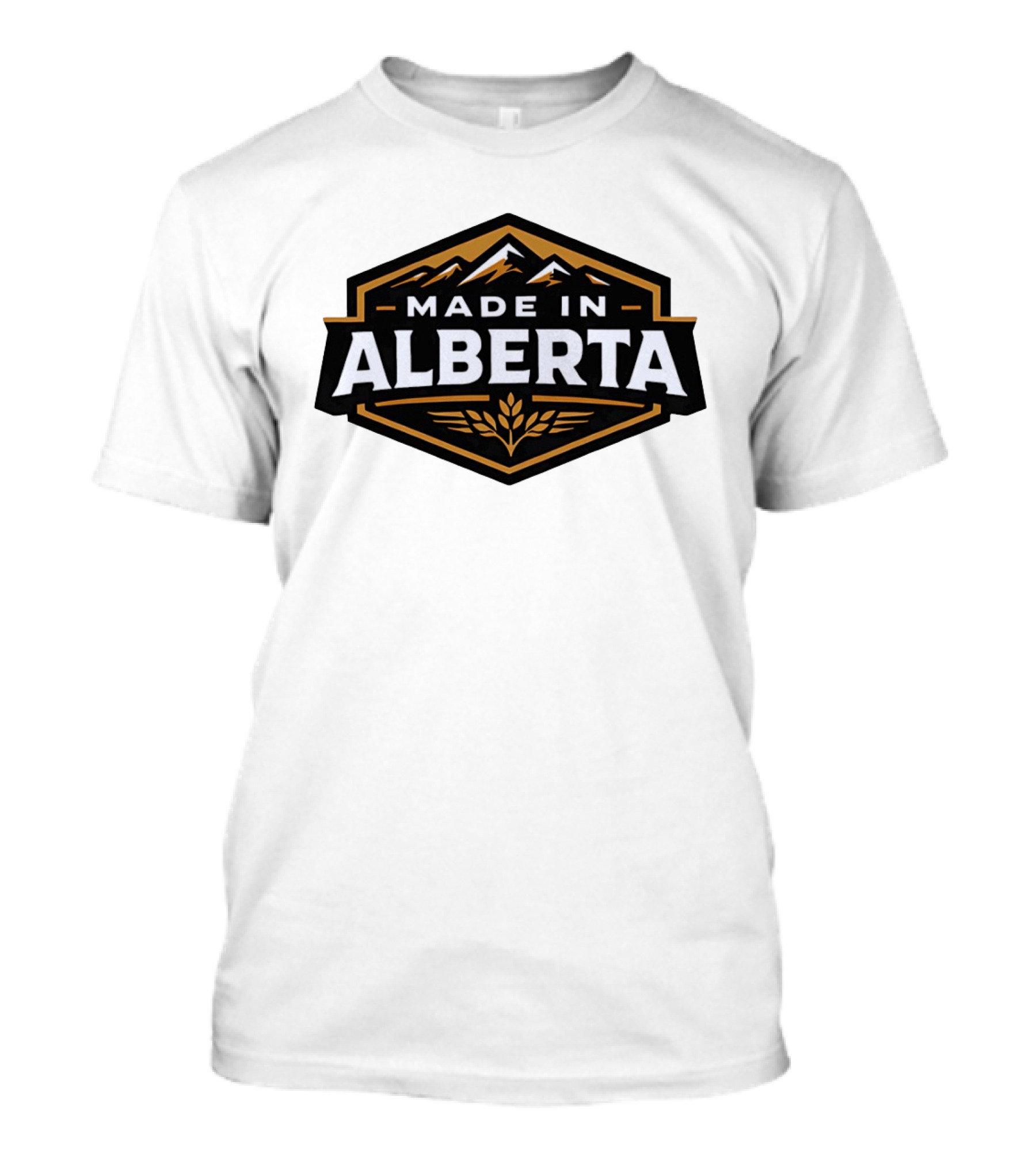 Made In Alberta Canadian Rockies Wheat T-Shirt