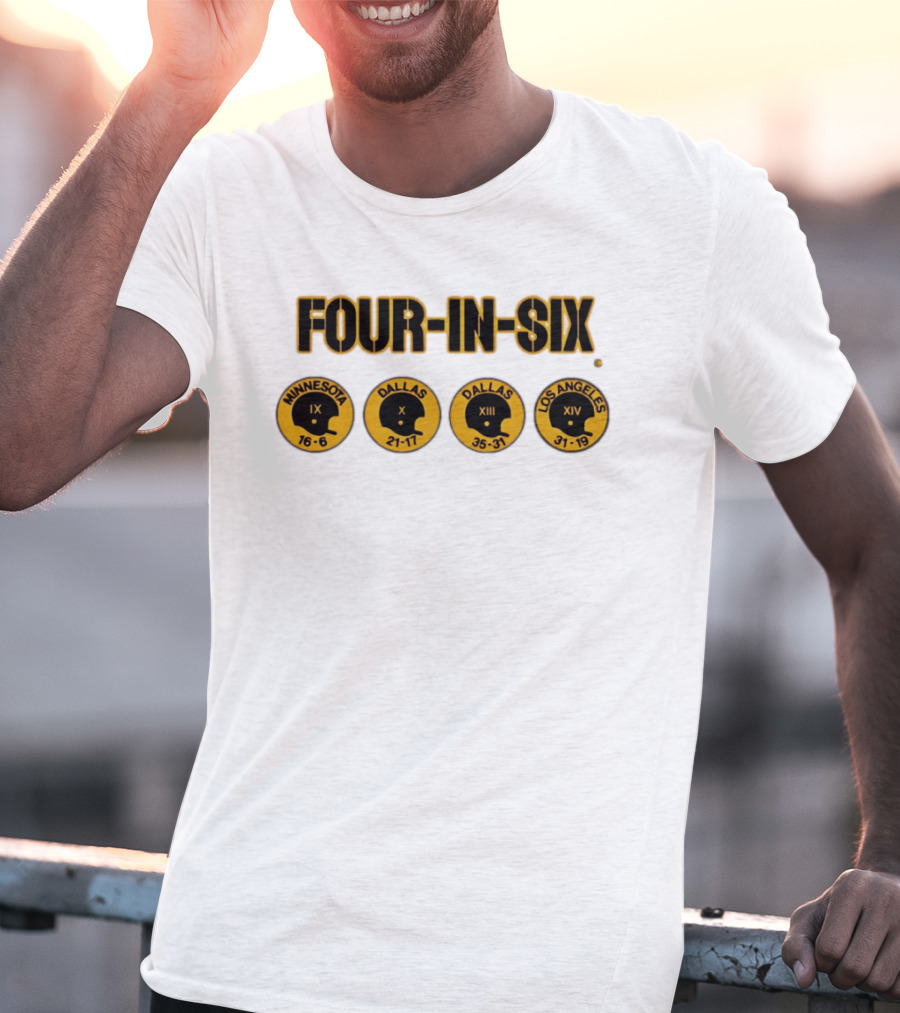 Four In Six Minnesota Dallas X XIII Los Angeles XIV IX 16 6 21 17 35 31 31 19 T-Shirt