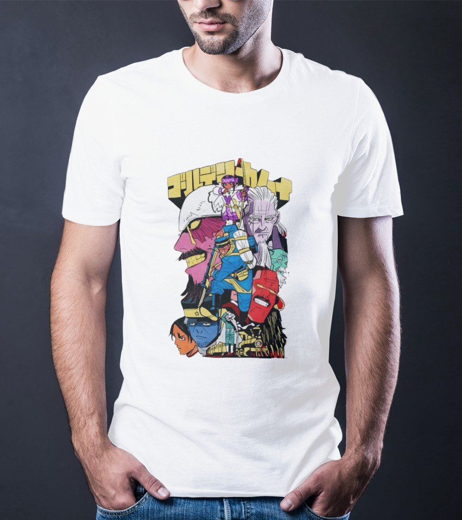Golden Kamuy Manga Characters Collage T-Shirt