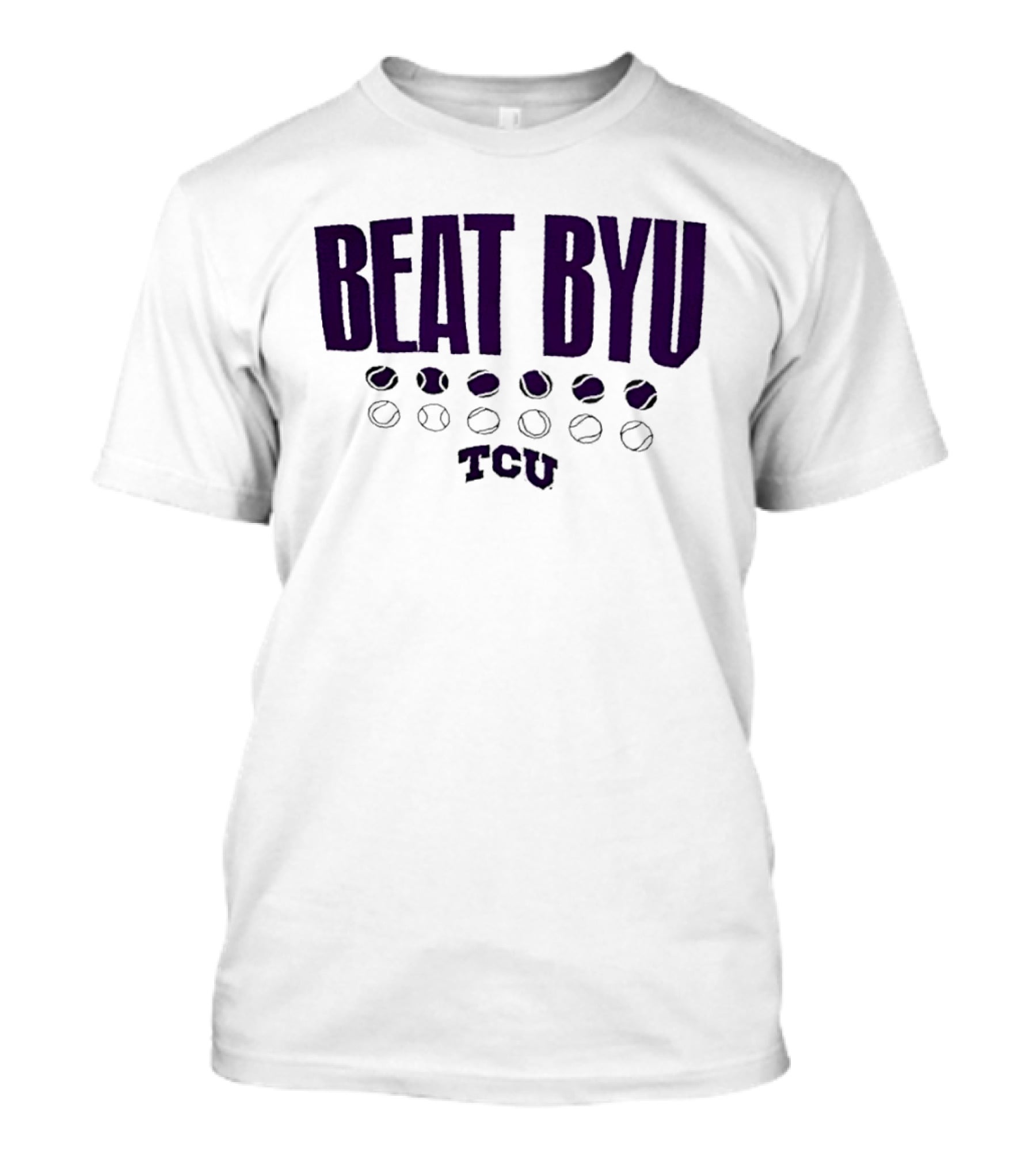 TCU Beat BYU Baseball Football Rivalry T-Shirt