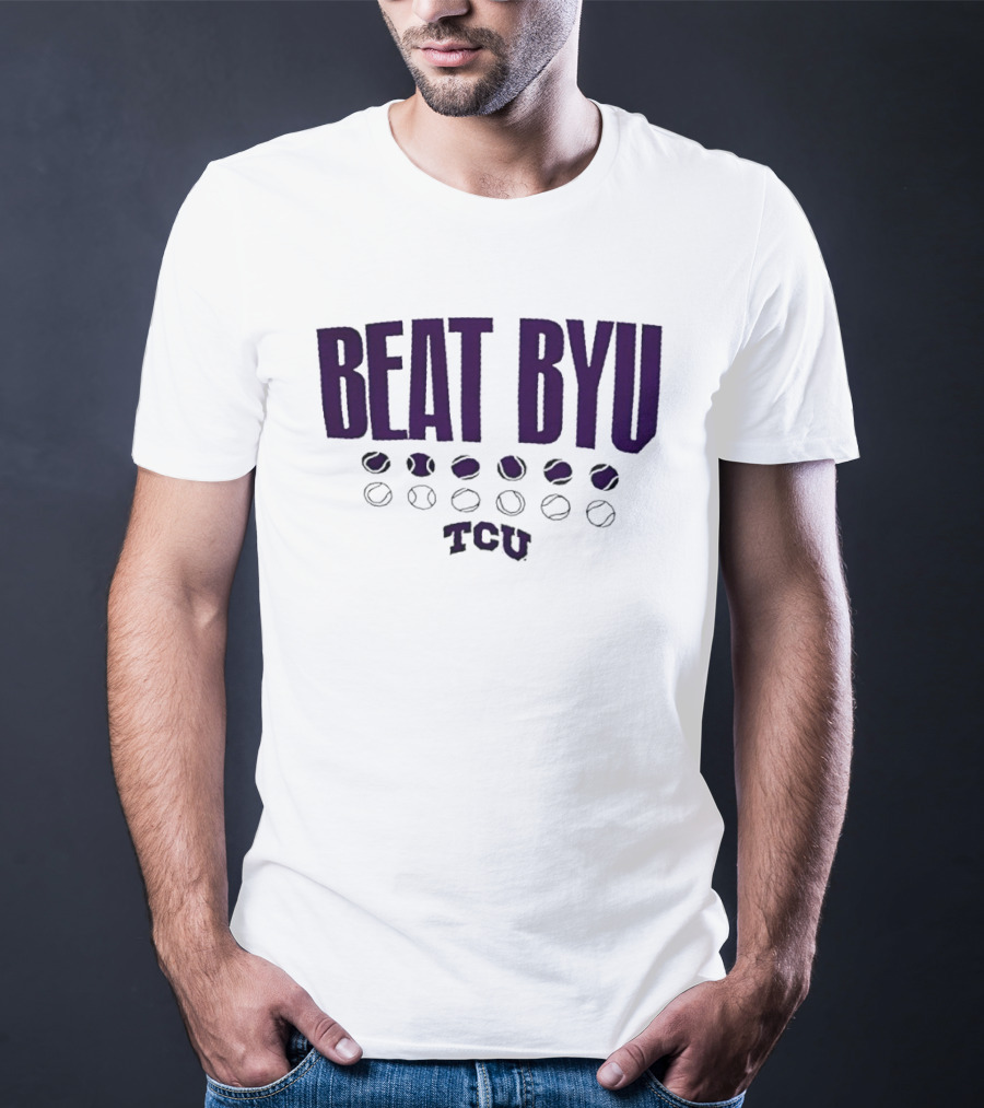 TCU Beat BYU Baseball Football Rivalry T-Shirt