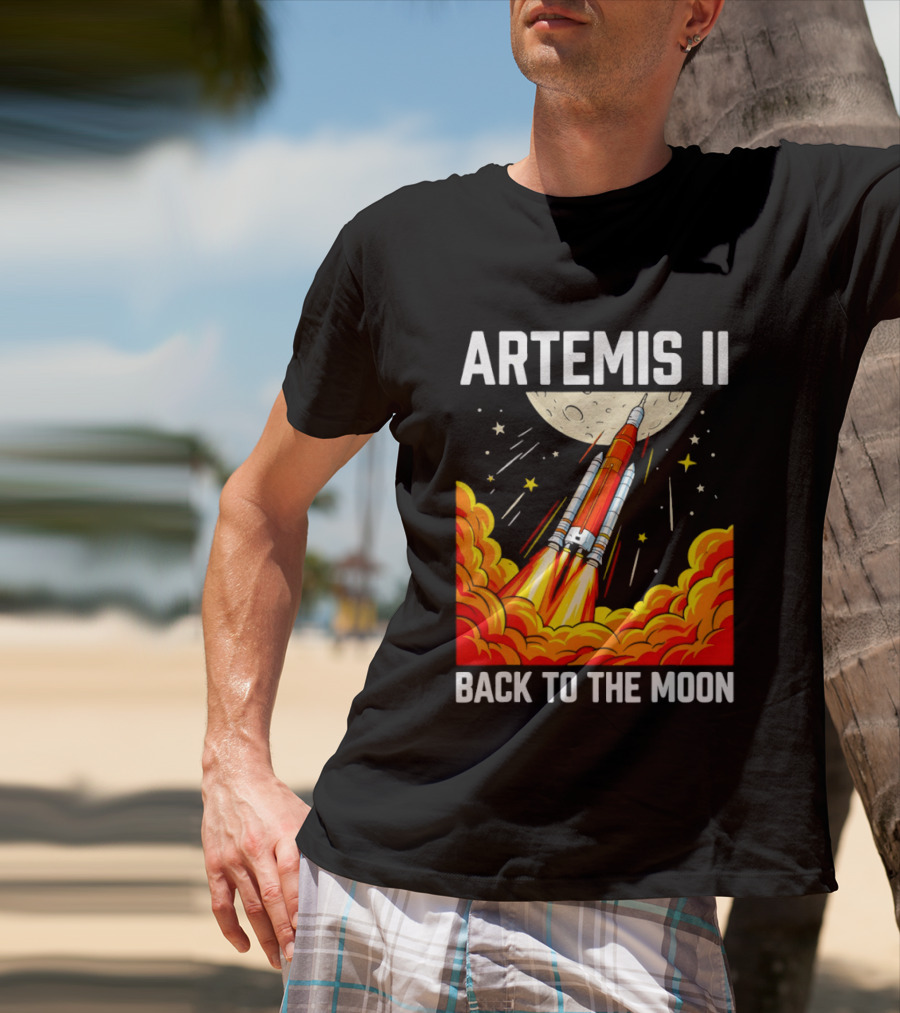 Artemis II Moon Mission Rocket Launch Back To The Moon T-Shirt