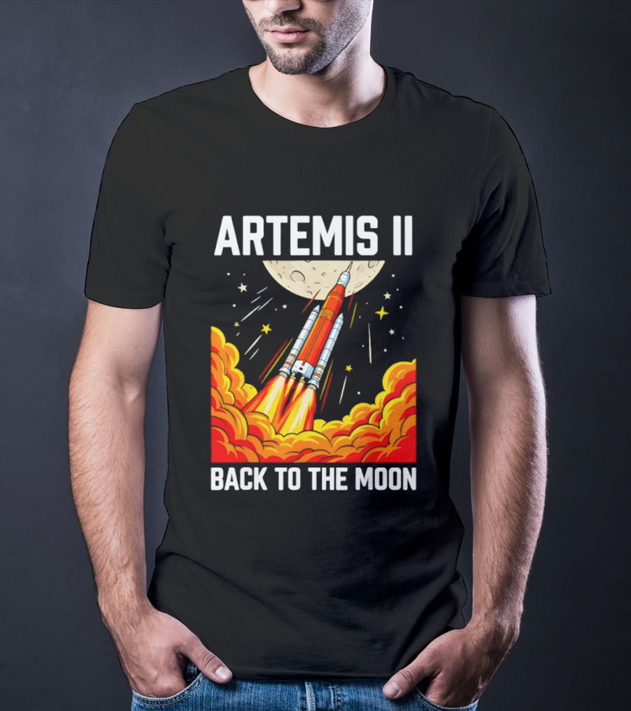 Artemis II Moon Mission Rocket Launch Back To The Moon T-Shirt