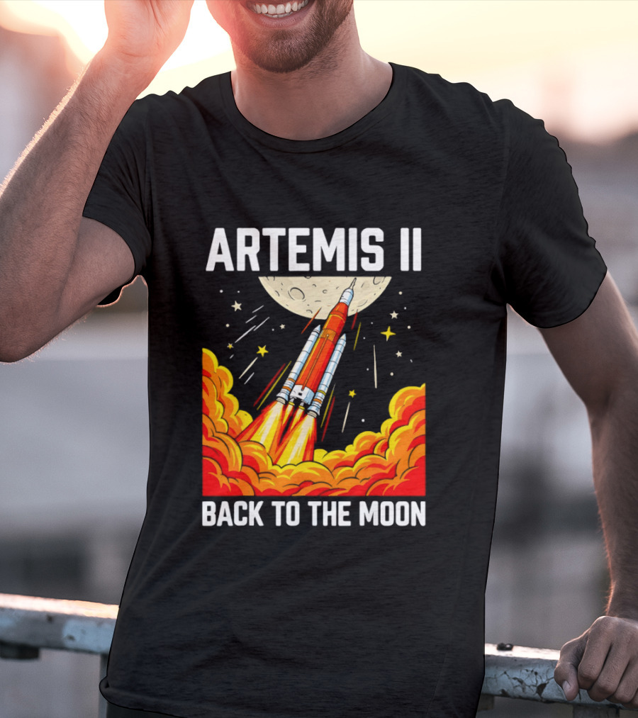 Artemis II Moon Mission Rocket Launch Back To The Moon T-Shirt