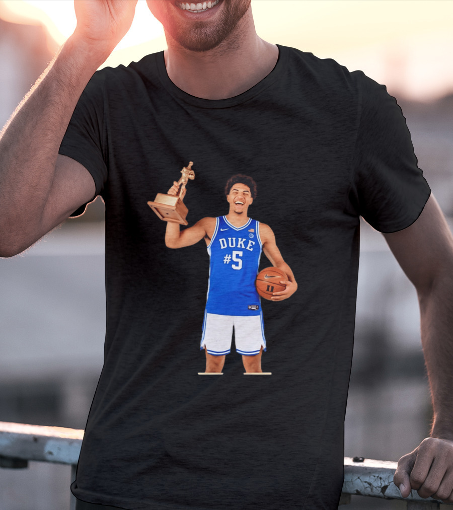 Duke Basketball #5 Cameron Boozer Naismith Men's College Player Of The Year 2026 T-Shirt