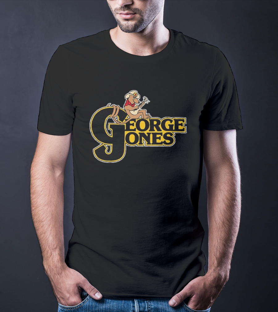 George Jones Possum Playing Guitar T-Shirt