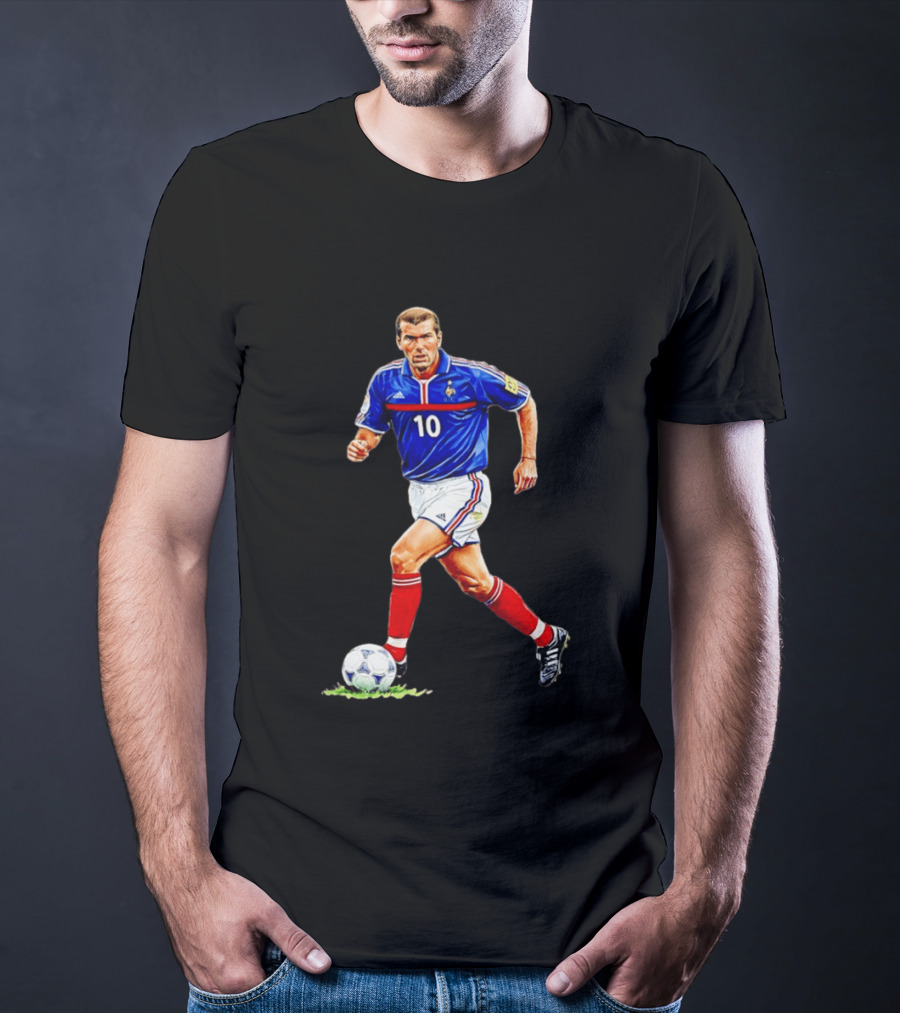 Zinédine Zidane France Football Number 10 World Cup 1998 T-Shirt