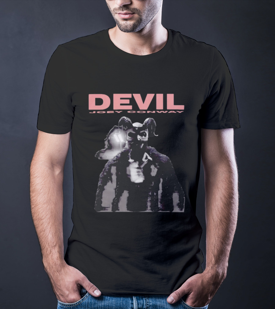 Devil Joey Conway Photographic Evidence Mysterious Horned Figure T-Shirt