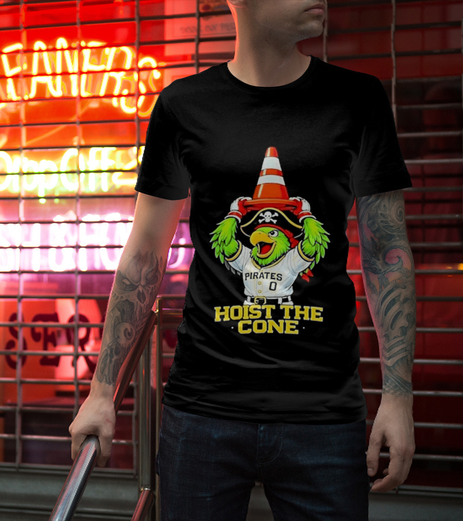 Pirate Parrot Hoist The Cone Pittsburgh Pirates Baseball 2026 T-Shirt