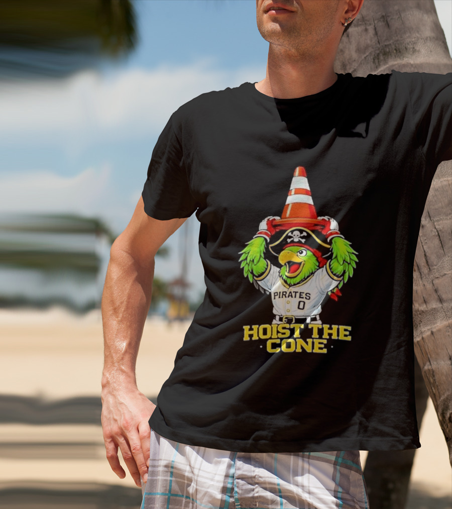 Pirate Parrot Hoist The Cone Pittsburgh Pirates Baseball 2026 T-Shirt