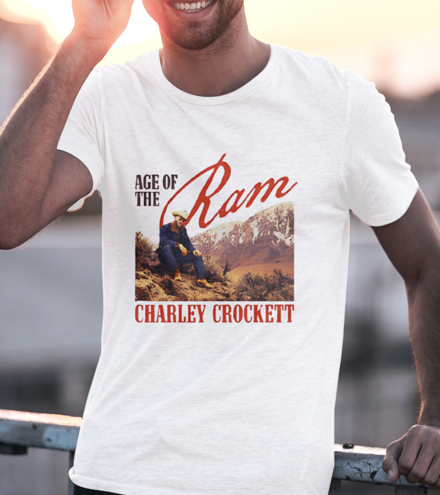 Age Of The Ram Western Style Charley Crockett Adventure T-Shirt