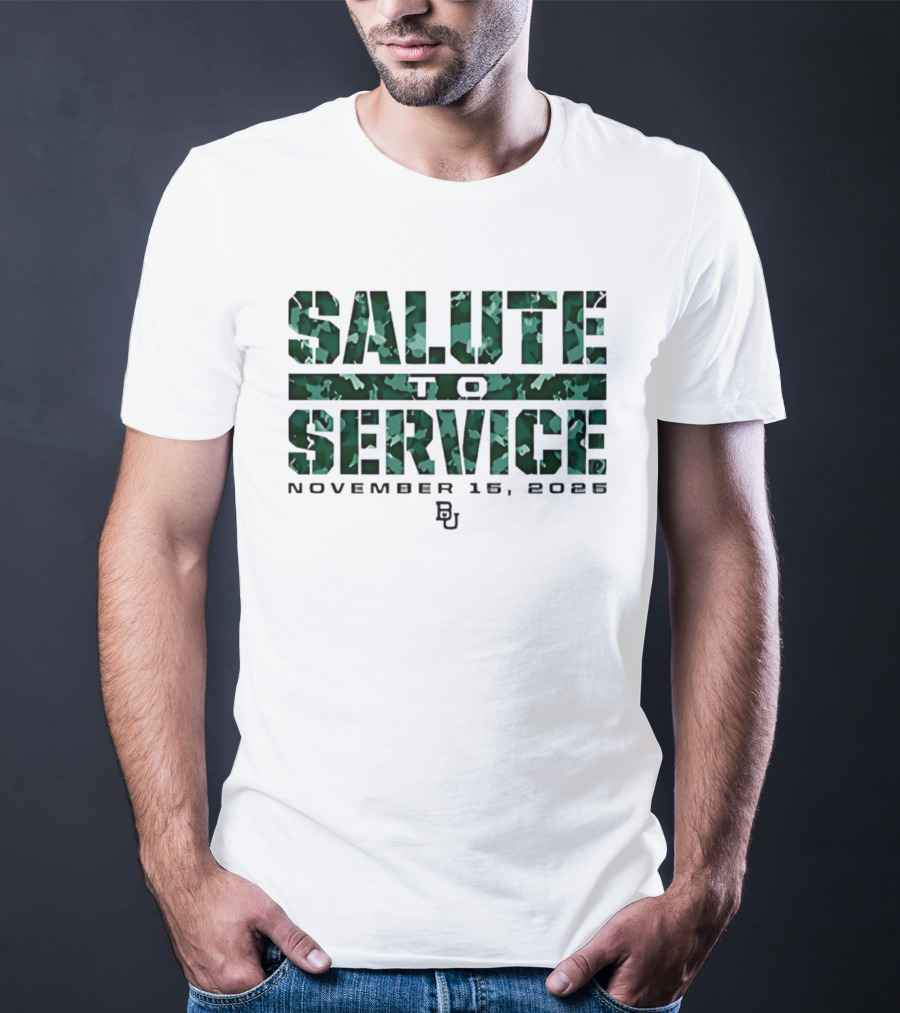 Baylor Bears Salute To Service November 18 2023 BU T-Shirt