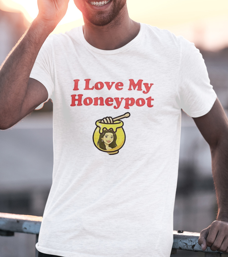 I Love My Honeypot Jar With Woman Inside T-Shirt