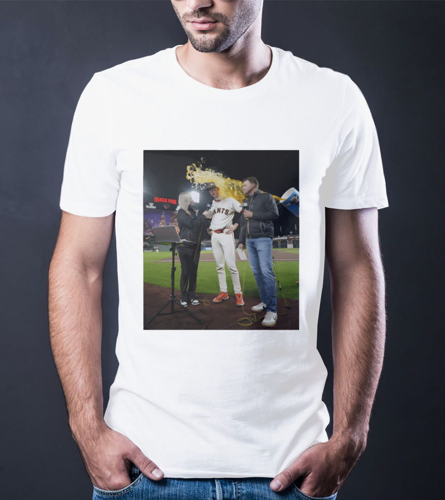 Daniel Susac Interview Oracle Park San Francisco Giants Celebration Moment T-Shirt