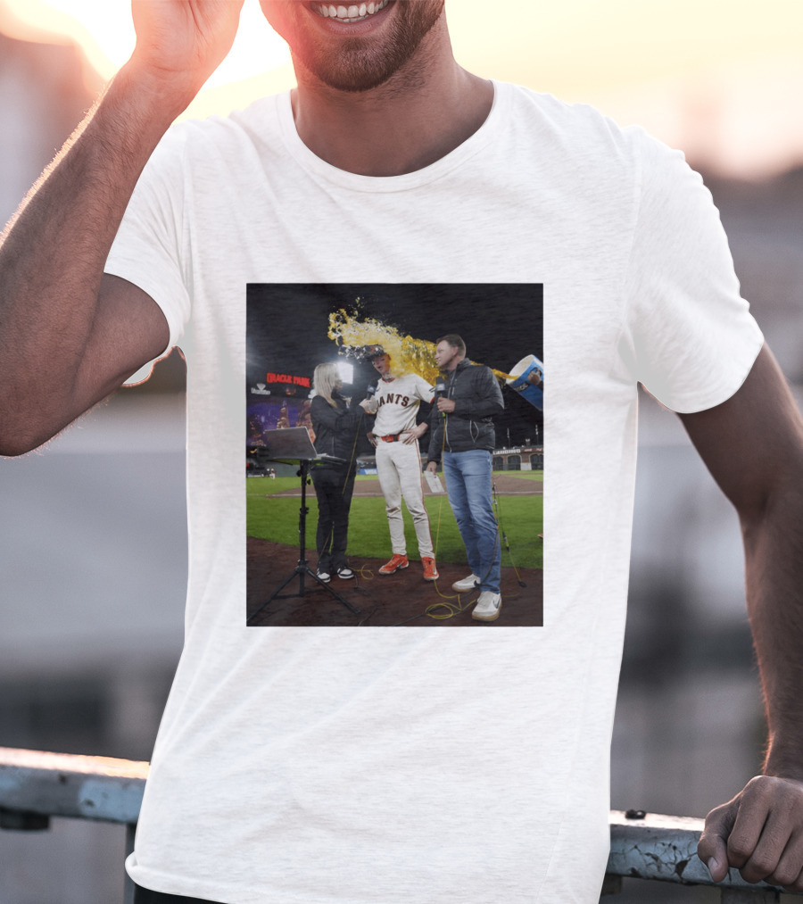 Daniel Susac Interview Oracle Park San Francisco Giants Celebration Moment T-Shirt