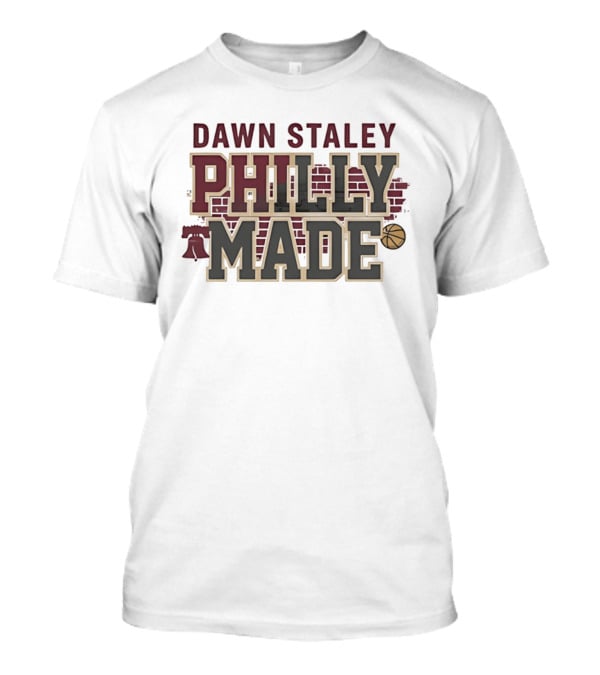 Dawn Staley Philly Made Basketball Brick Wall T-Shirt