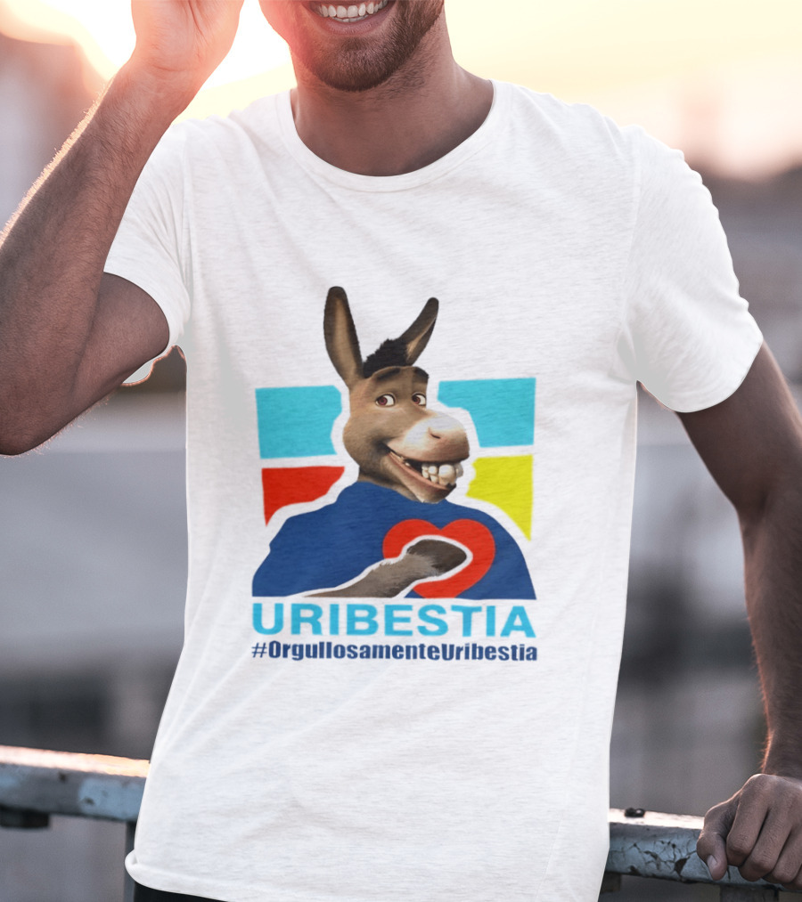 Donkey From Shrek Uribestia OrgullosamenteUribestia Hashtag T-Shirt