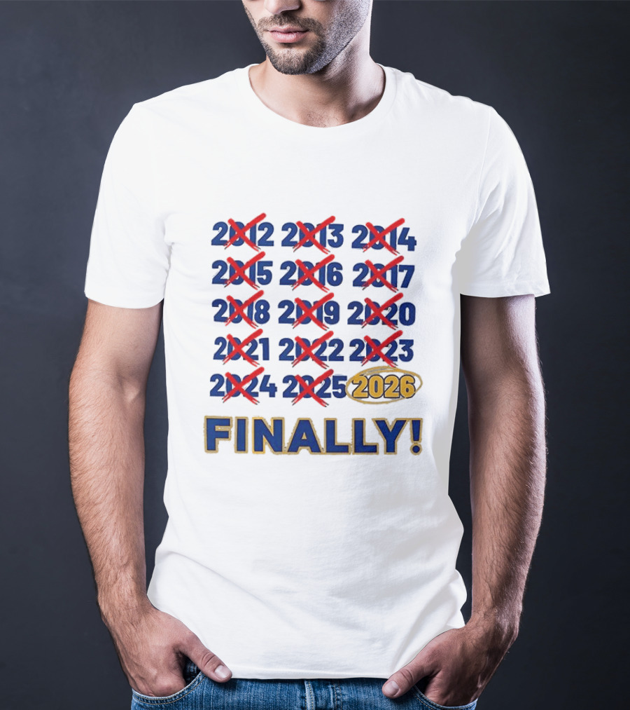 Finally 2026 Buffalo Sabres NHL T-Shirt