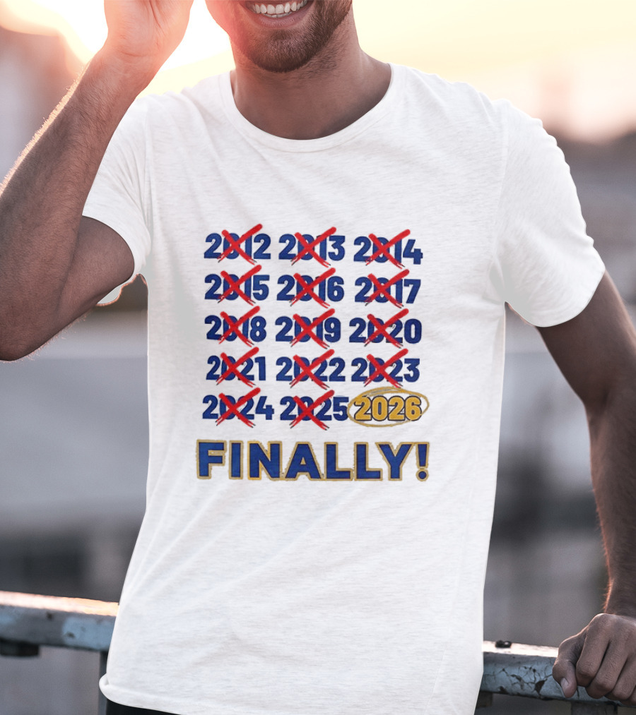 Finally 2026 Buffalo Sabres NHL T-Shirt