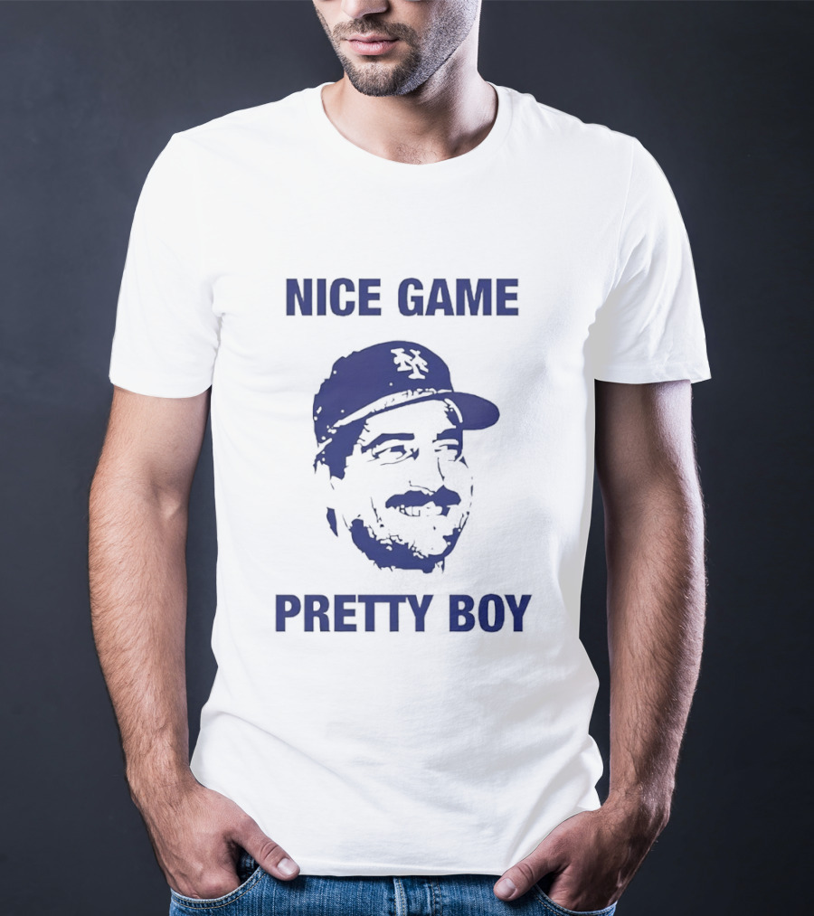 Nice Game Pretty Boy Keith Hernandez New York Mets Villain Line T-Shirt