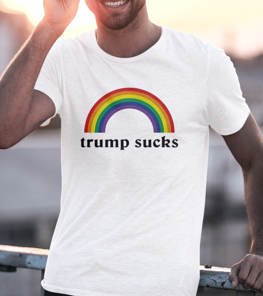 Trump Sucks Rainbow LGBT Pride T-Shirt