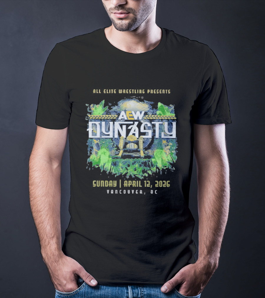 All Elite Wrestling AEW Dynasty 2026 Event April 12 Wembley London T-Shirt
