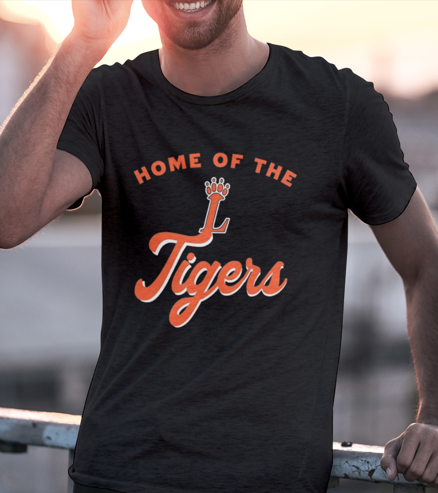 Loveland High School Home Of The Tigers Orange Crowned T-Shirt