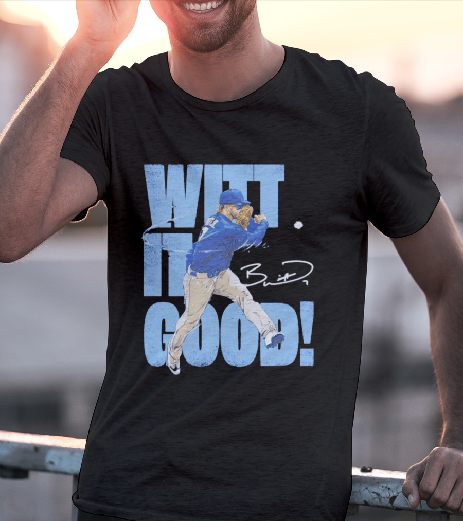 Bobby Witt Jr Kansas City Royals Witt It Good Celebrating Baseball Excellence T-Shirt