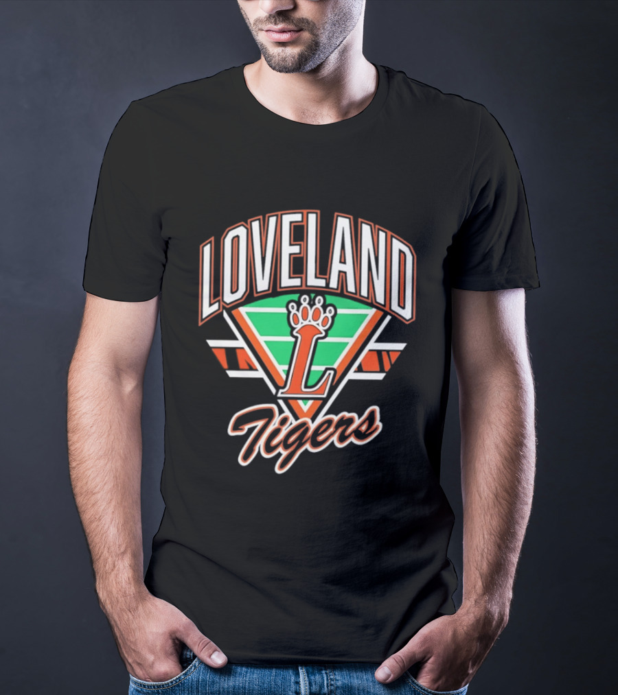 Loveland Tigers Football Gridiron Team T-Shirt