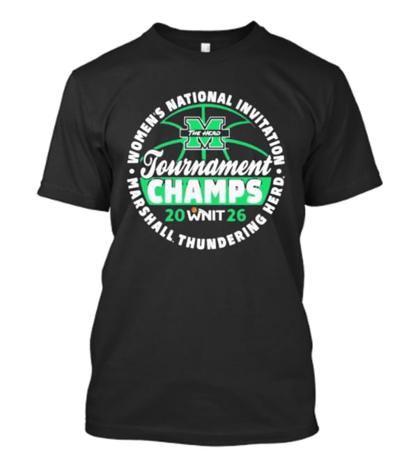 Marshall Thundering Herd Women's National Invitation Tournament Champs 2026 WNIT T-Shirt