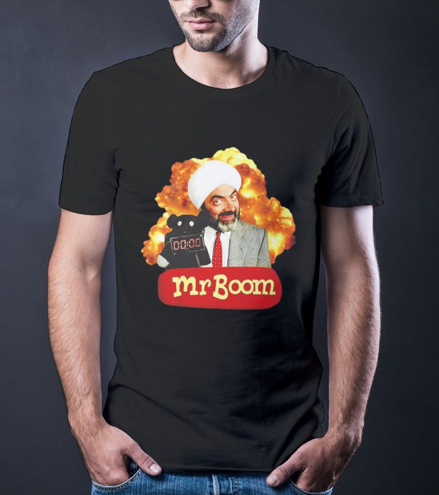 Mr Boom Meme Explosion Countdown Teddy T-Shirt